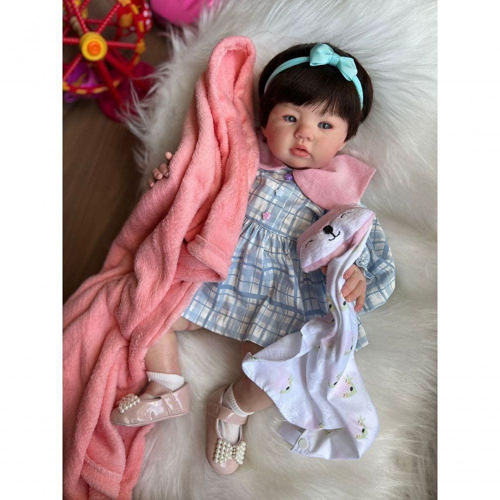 Bebê Reborn Milla Kit Completopo Do Bebê Tecido
