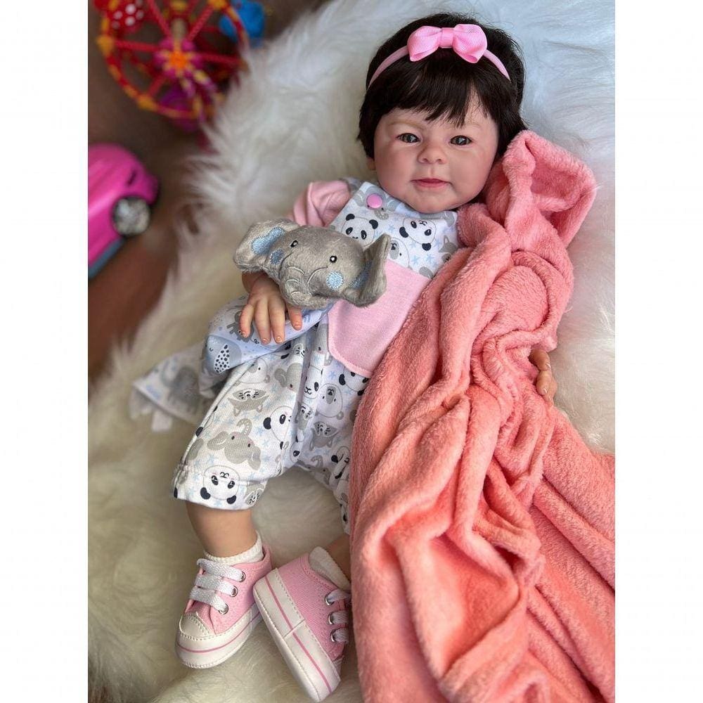 Bebê Reborn Clara - Kit Completo Corpo Do Bebê Tecido