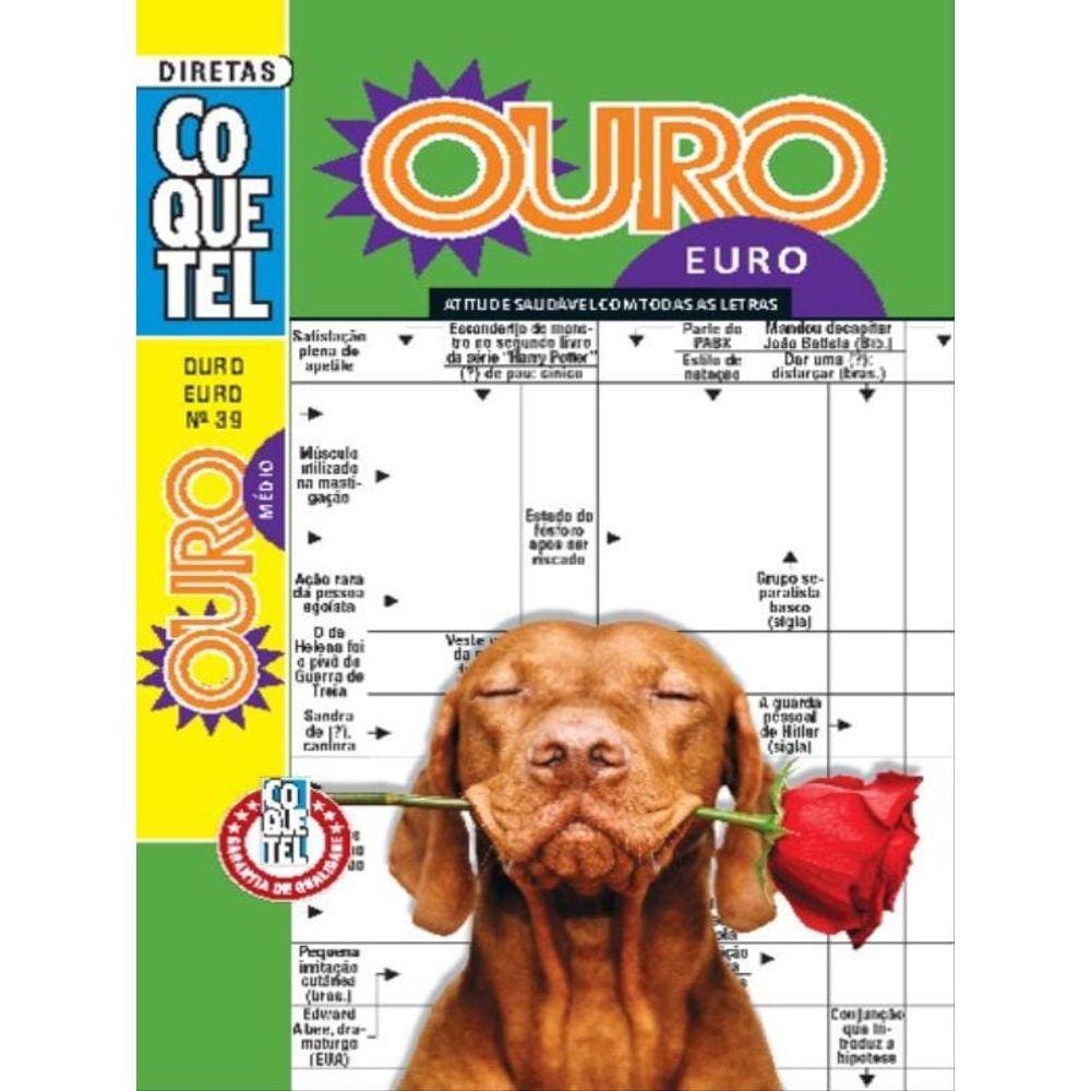 Livro Coquetel Ouro Euro Nível Médio Ed 39