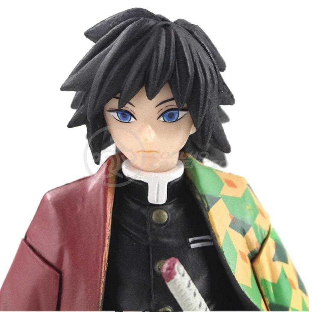 Action Figure Kimetsu No Yaiba Boneco Tomioka Giyu Pilar Da Agua Demon Slayer 14cm