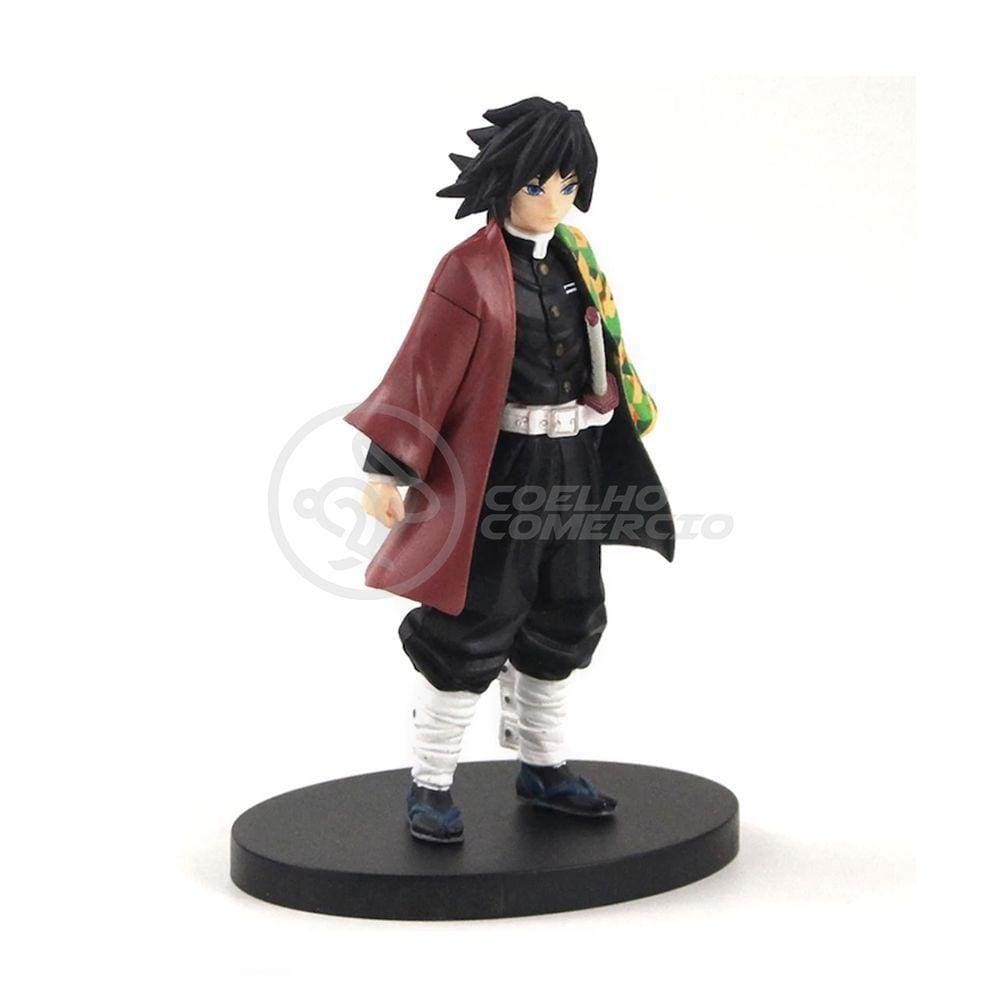 Action Figure Kimetsu No Yaiba Boneco Tomioka Giyu Pilar Da Agua Demon Slayer 14cm