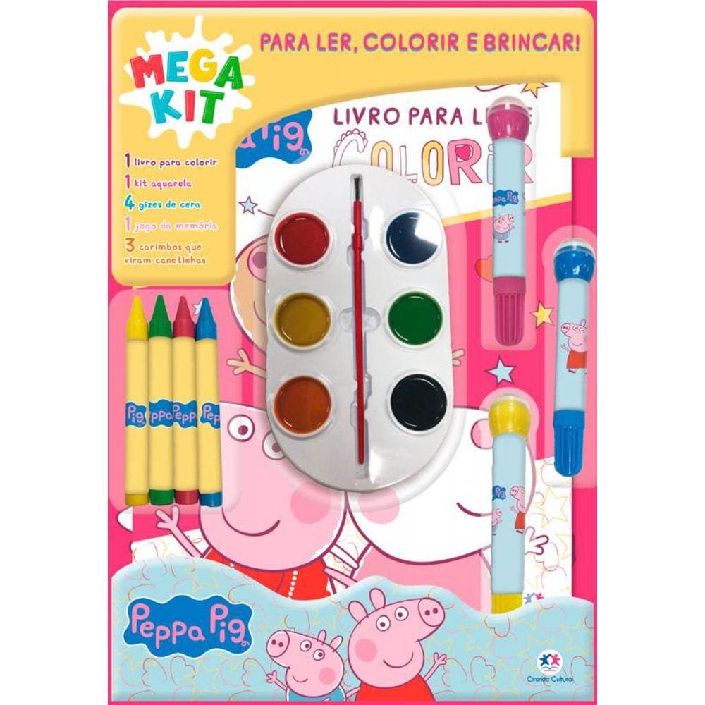 Peppa Pig - Ler, colorir e brincar
