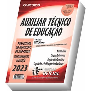 Apostila Prefeitura de São Paulo - SME SP - Auxiliar Técnico de Educação
