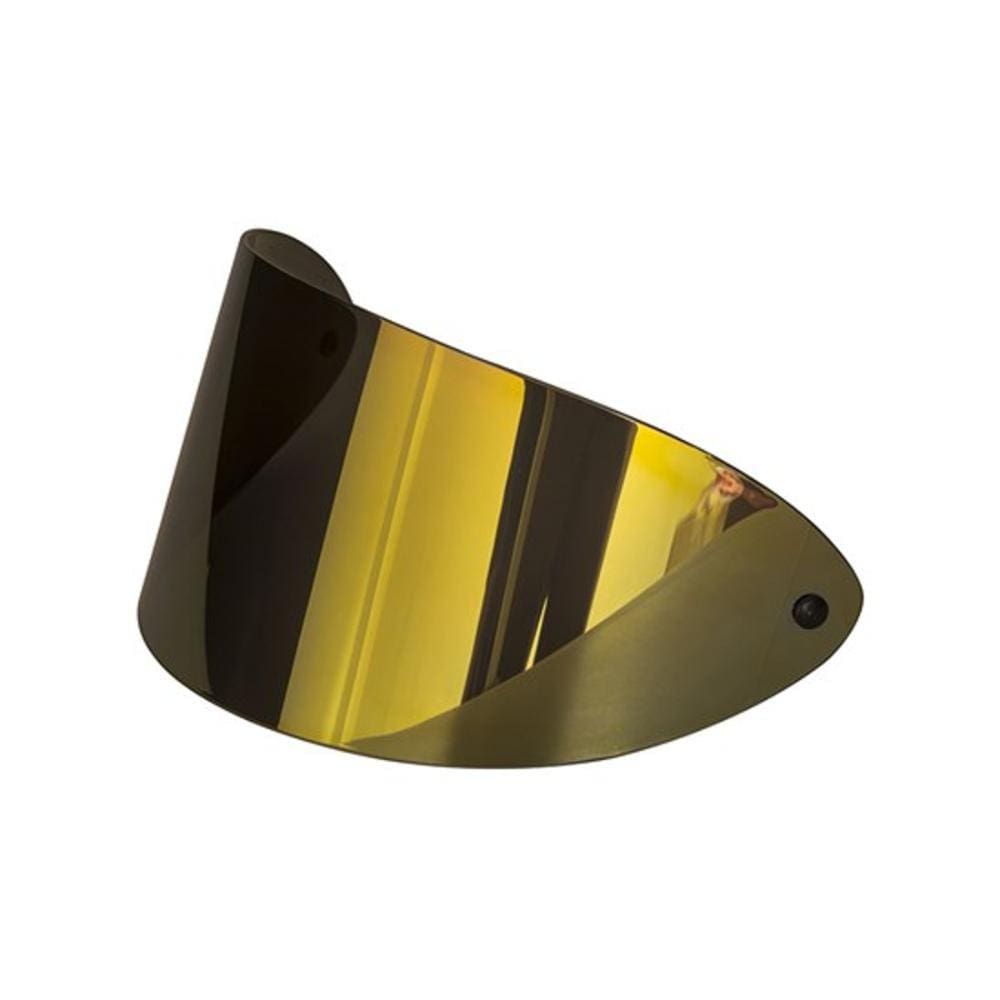 Viseira Capacete San Marino Iridium Camaleão Dourada Cromada