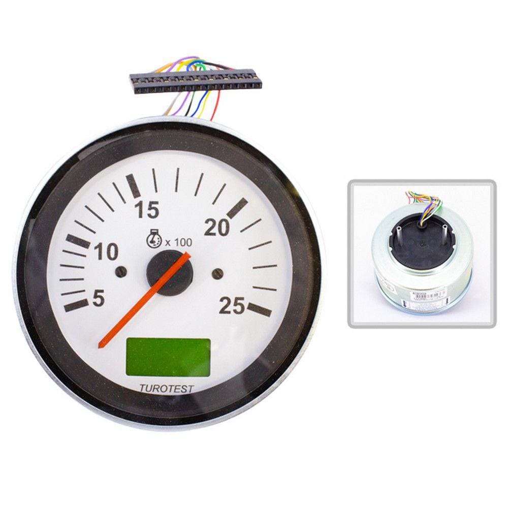 Tacômetro 2500RPM Agco Massey Ferguson BRX 12V - Turotest