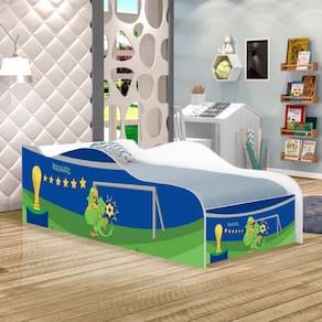 Mini Cama Fun Copa do Mundo Infantil Com Colchão