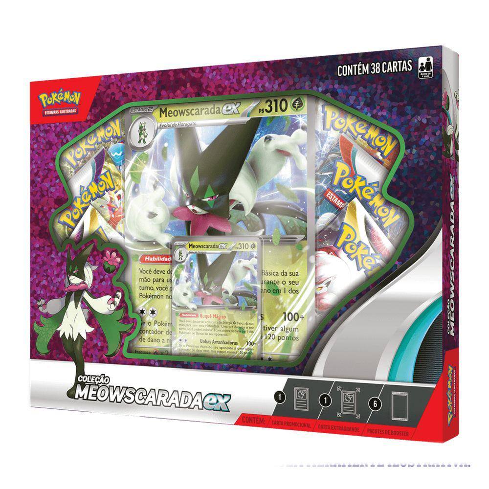 Conjunto de Cartas Pokémon Tipo Planta