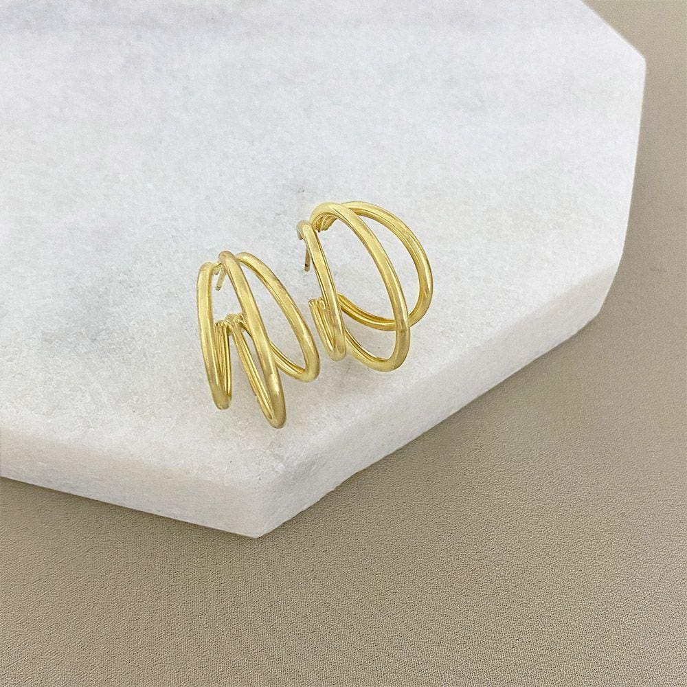 Brinco Argola 3 fios