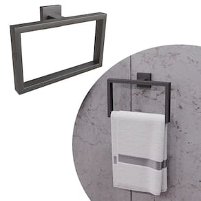 Porta Toalha Argola- Eterna Onix