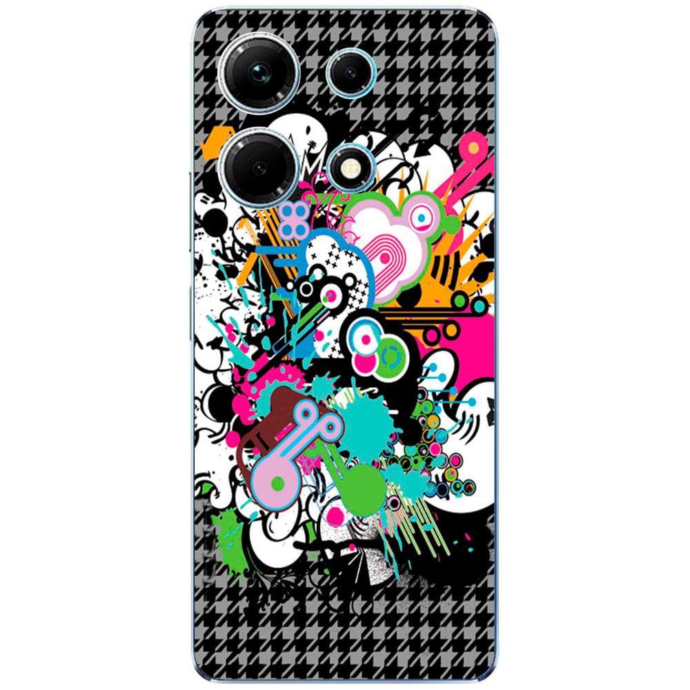 Capa Adesivo Skin022 Verso Para Infinix Note 30 4G