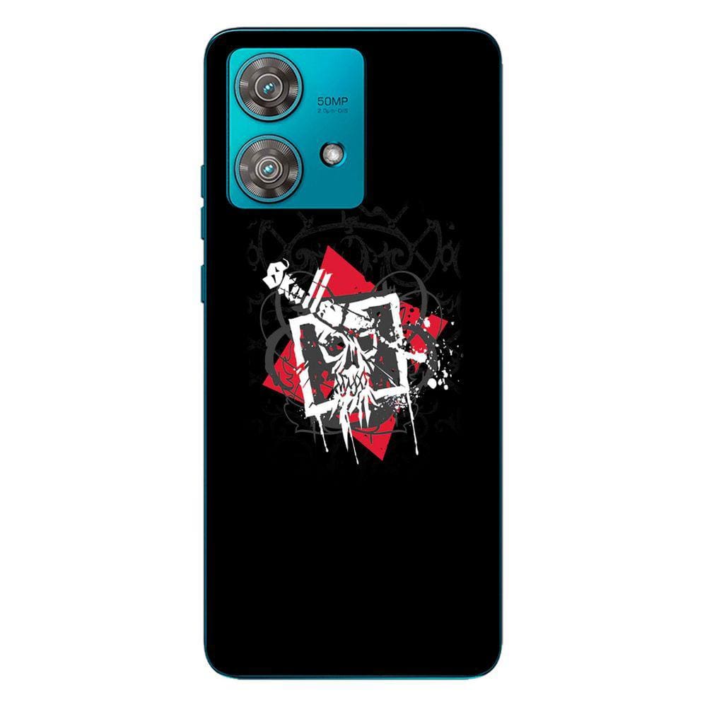 Capa Adesivo Skin015 Verso Para Motorola Edge 40 Neo