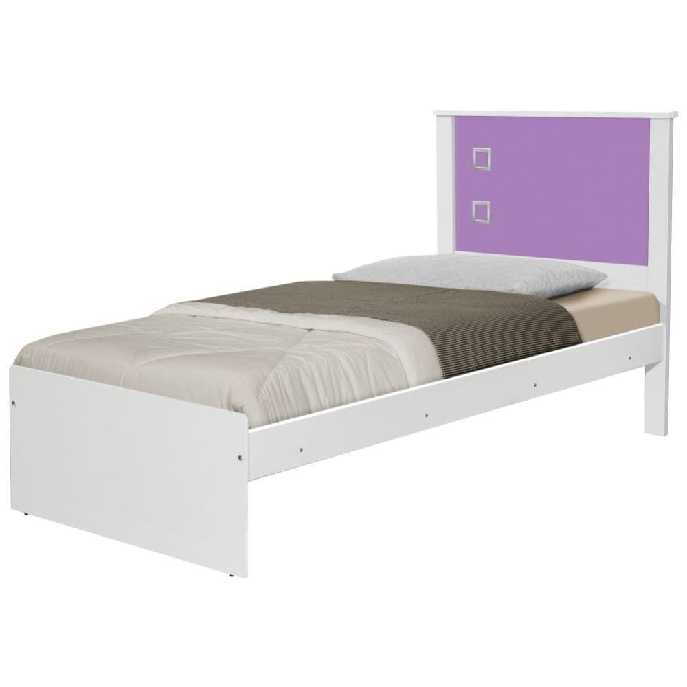 Cama Solteiro Alicante Lilas