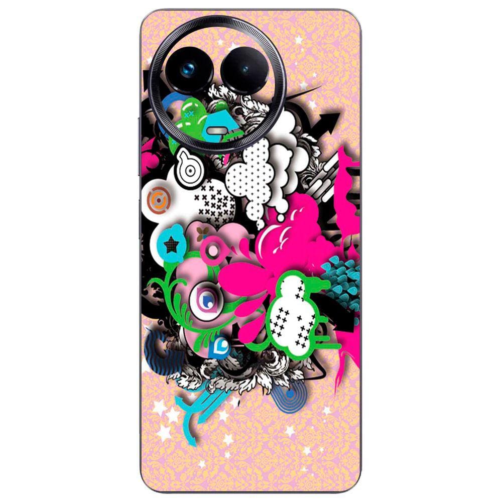 Capa Adesivo Skin104 Verso Para Realme 11 5G