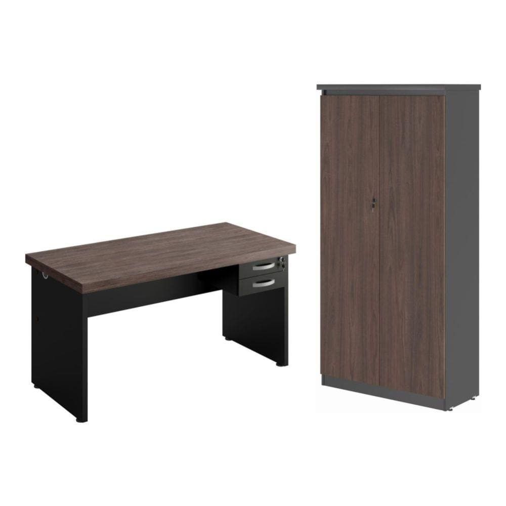 Mesa 1200 com Armario 2 Portas Alpha