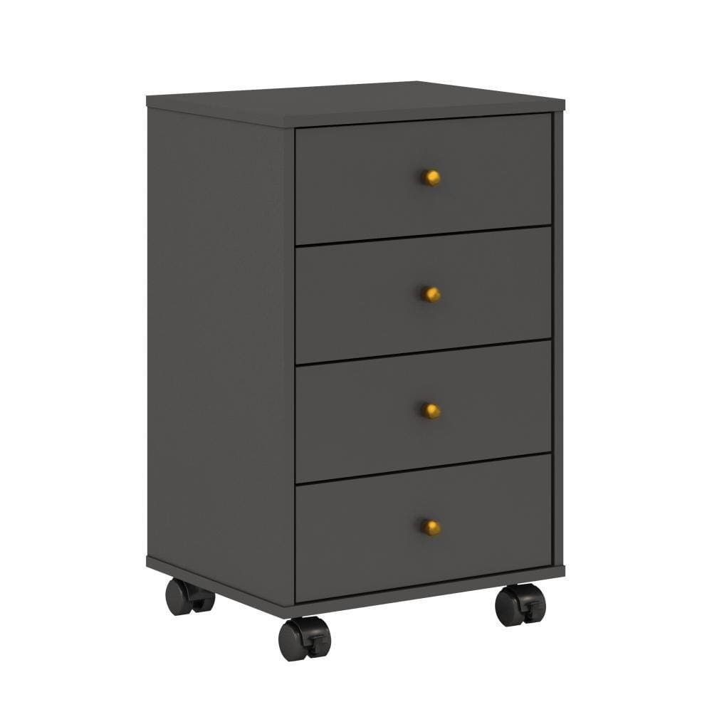 Mesa de Cabeceira 4 Gavetas James