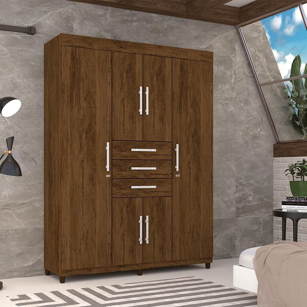 Guarda Roupa 6 Portas Capitiva