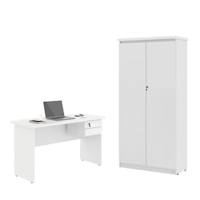 Mesa descritorio com Armário 2 Portas Pampulha