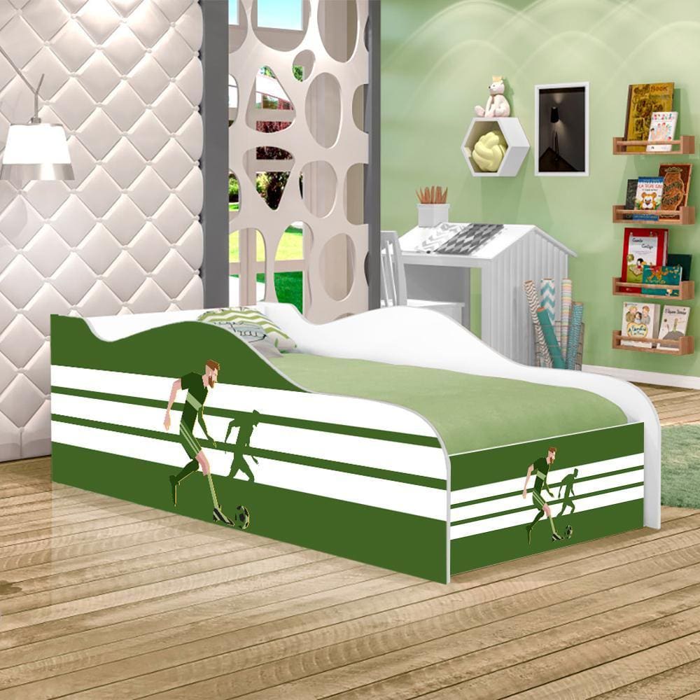 Cama Fun Jogador de Futebol Solteiro