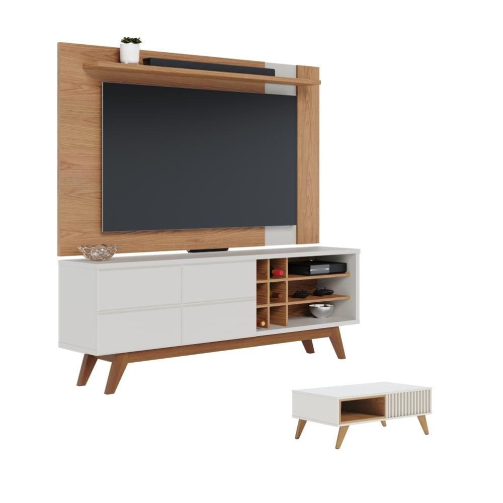 Conjunto Home para TV Mesa de Centro Dia