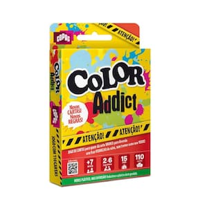 Jogo Color Addict Novas Cartas E Regras - Copag 32409