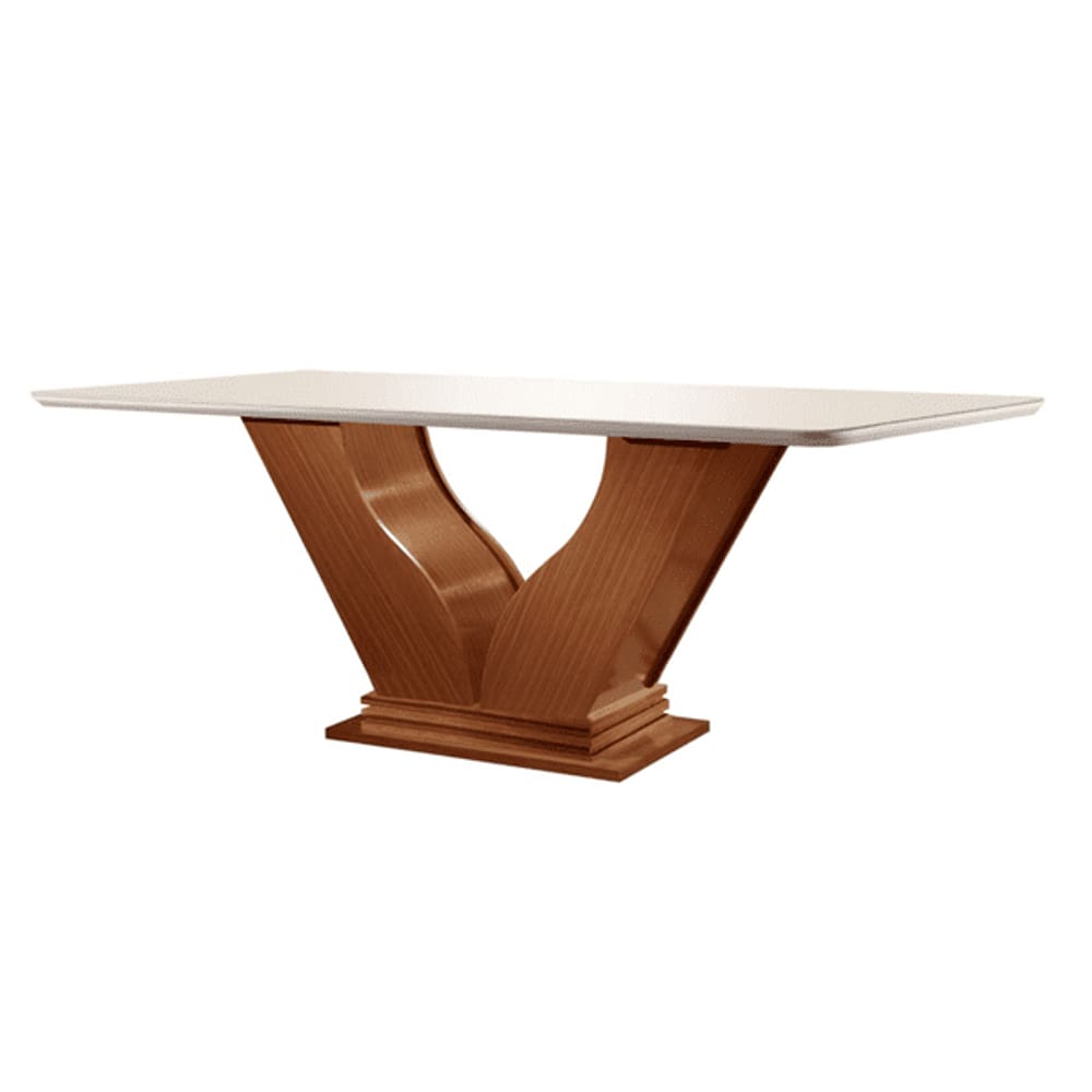 Mesa de Jantar Contemporânea 1,80x0,90 - Safira - LJ Móveis