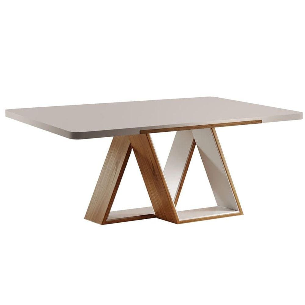 Mesa de Jantar Moderna - Sophia-2,0x1,0m - Requinte Salas