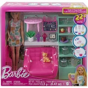 Barbie Fashion Beauty Loja de CHA e Cuidados Pessoais Mattel HKT94