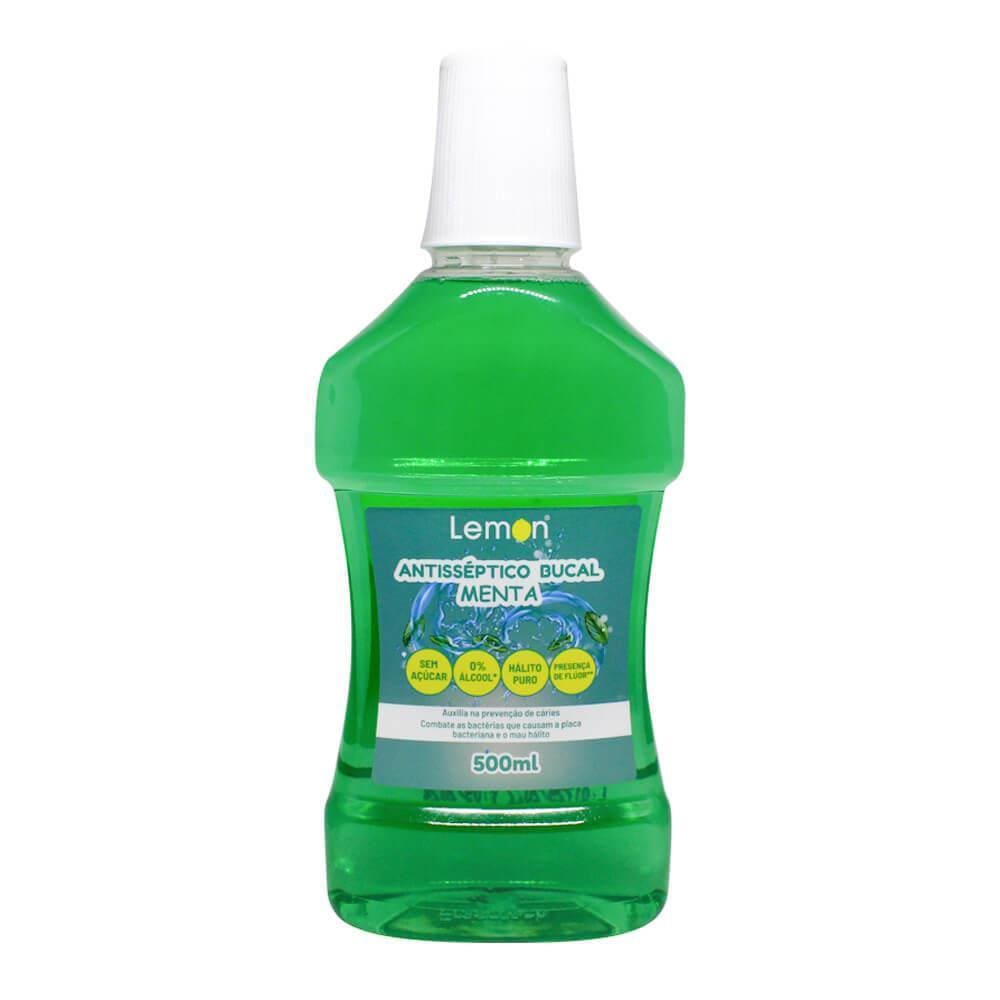 Antisseptico Bucal Lemon 500Ml Menta