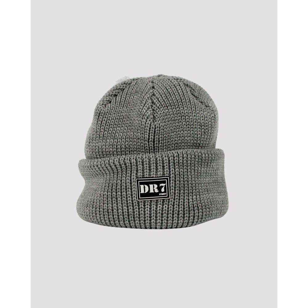 Gorro DR7 Street Classic Logo - Cinza - Cinza - Único