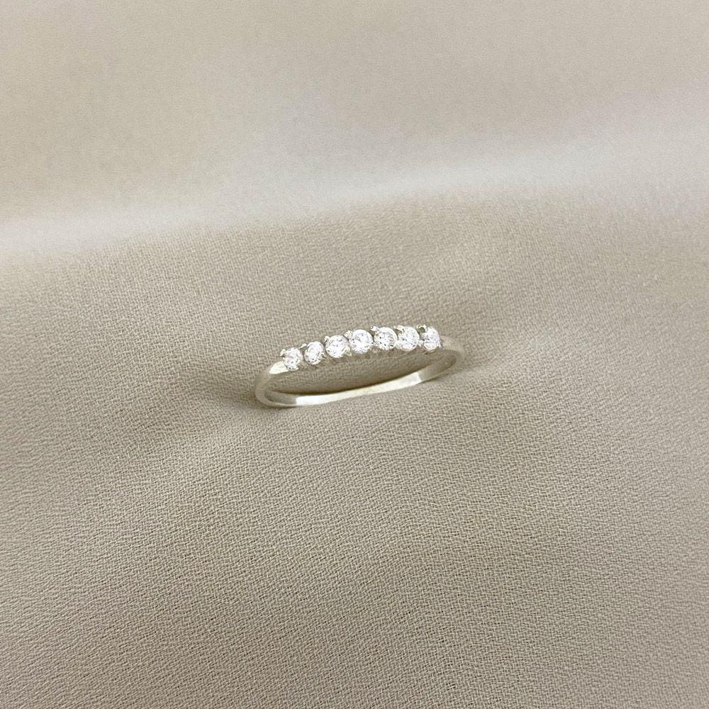 Anél Cravejado com Zircônia