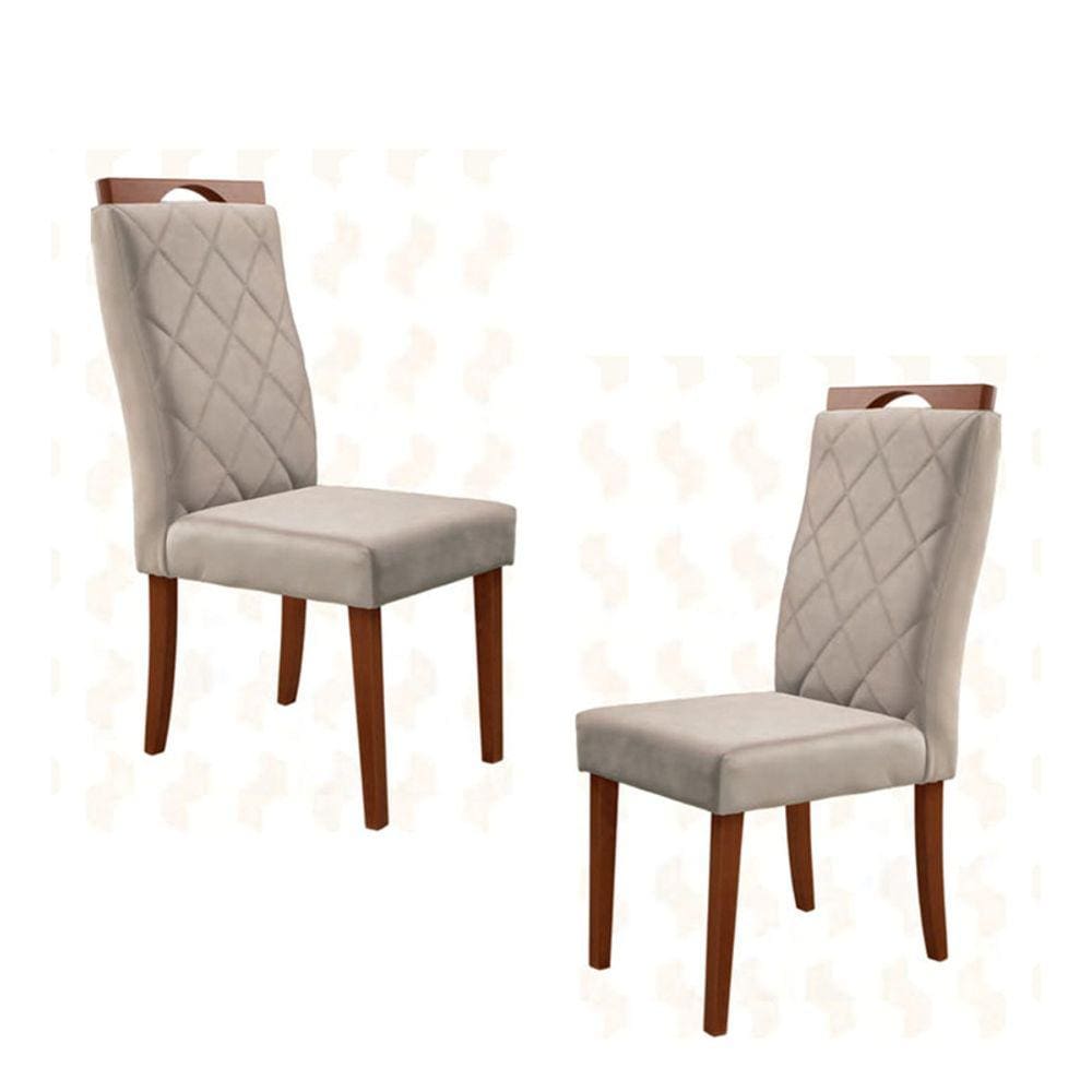 Cadeiras para Mesa de Jantar Estofada - Lisboa - Art Salas