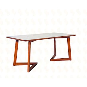 Mesa de Jantar Madeira Maciça - Luna-2,0x1,0m - Art Salas