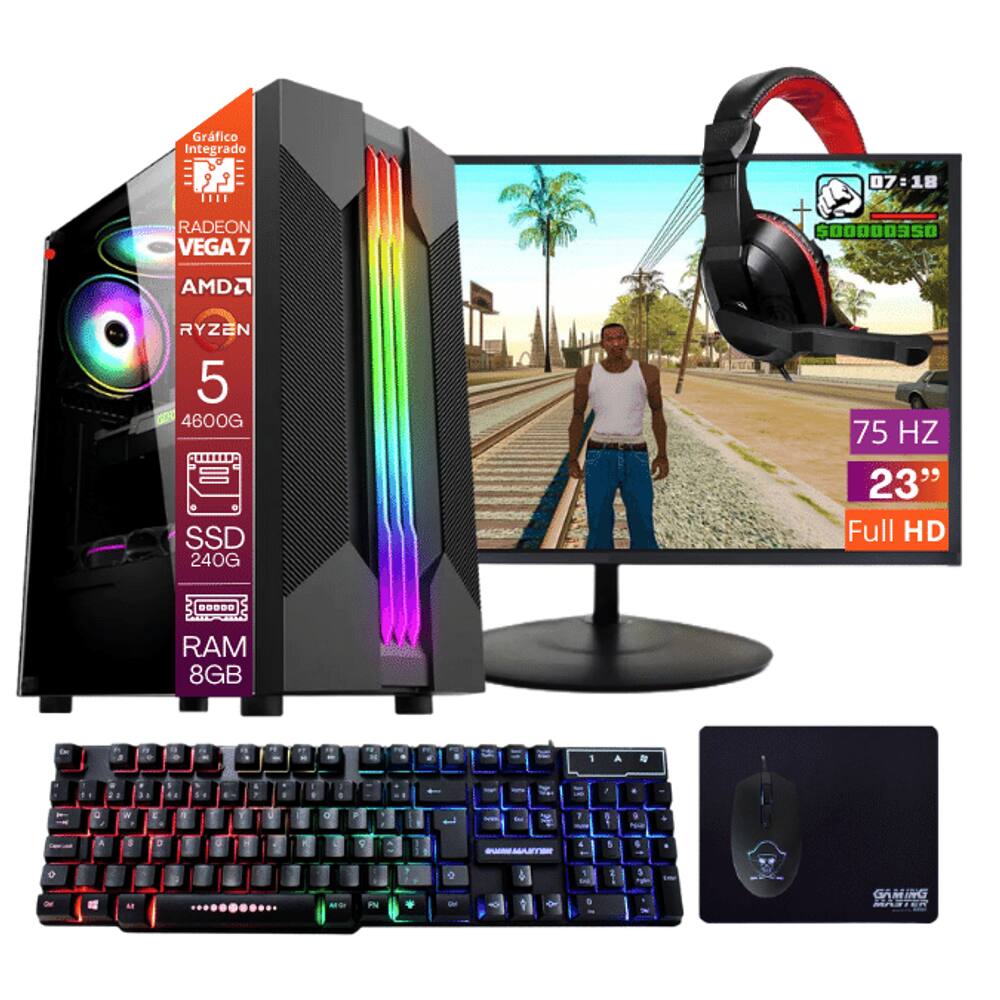 Pc gamer barato gta rp  Black Friday Casas Bahia