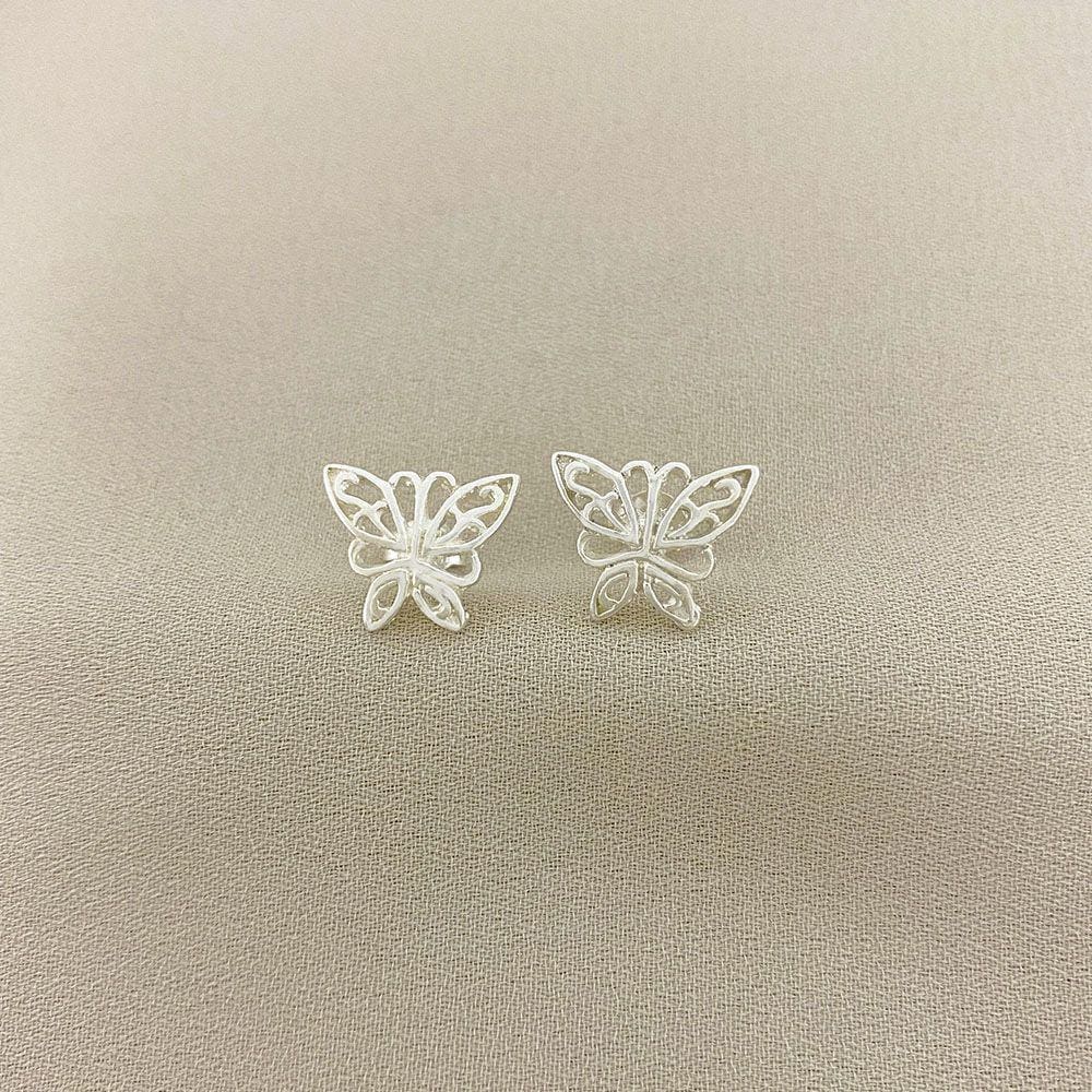 Brinco Borboleta Vazada