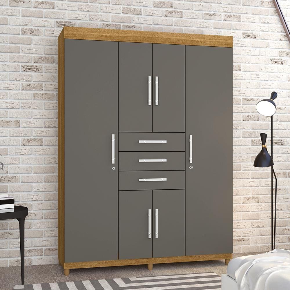 Guarda Roupa 6 Portas Capitiva Alasca
