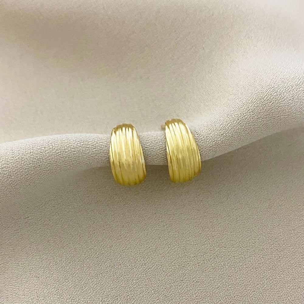 Brinco Argolinha Trabalhada