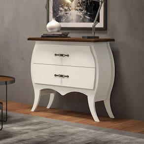 Cômoda para quarto de casal com tampo laminado - Bombê - Montanhês Móveis