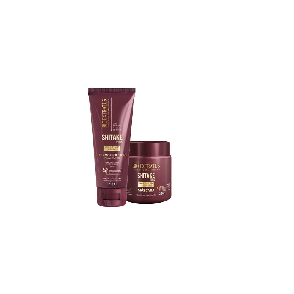 Kit Bio Extratus Shitake Máscara 250g + Finalizador 200g