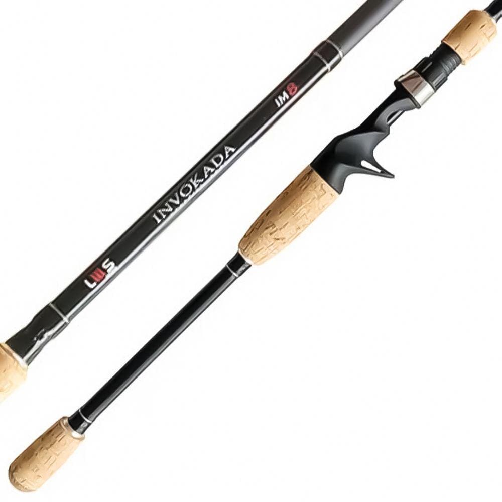 Vara Pesca Carretilha Lumis Rods Invokada Carbono IM8 1,83m 10-25Lbs Inteiriça