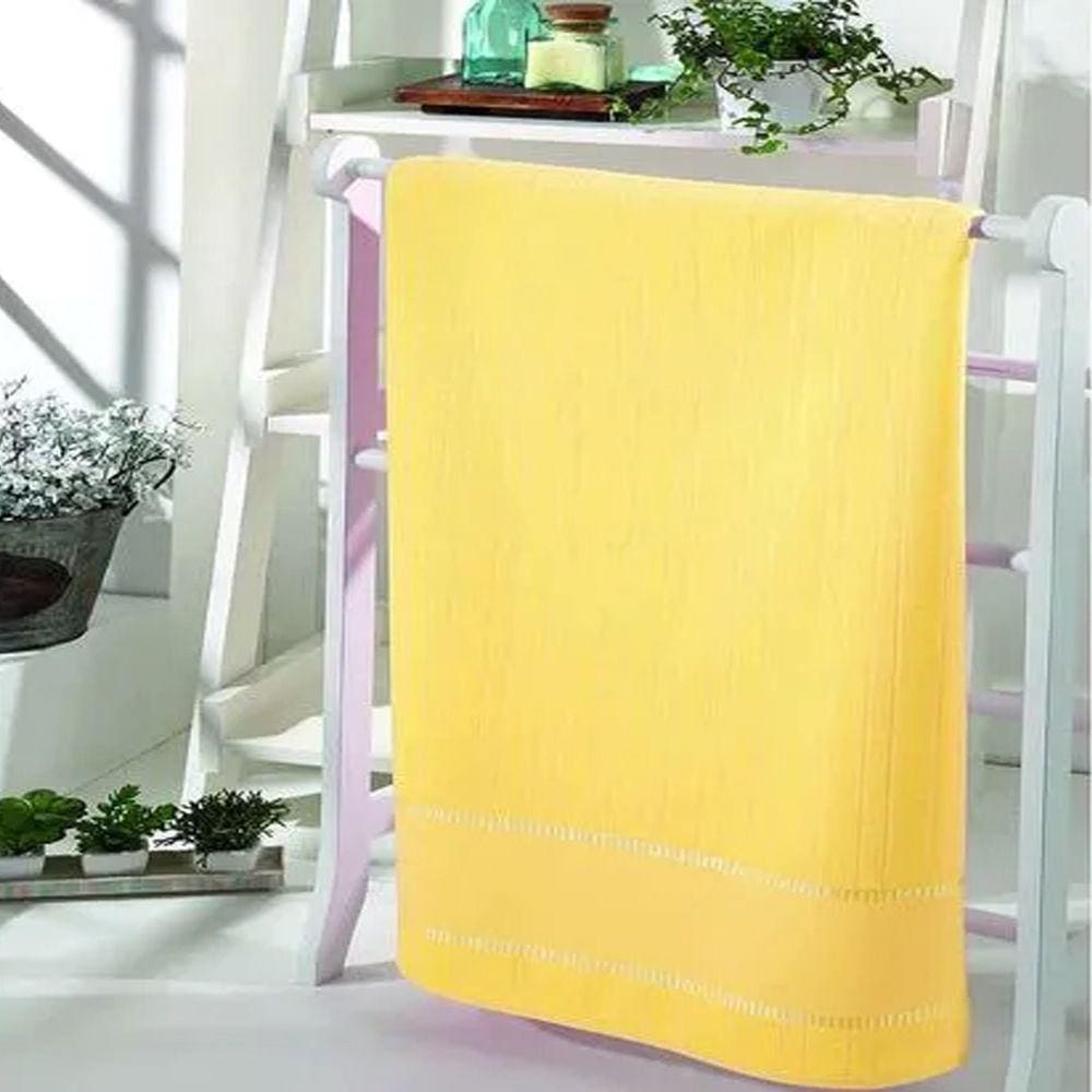 Toalha de Rosto Dohler Velour Amarelo
