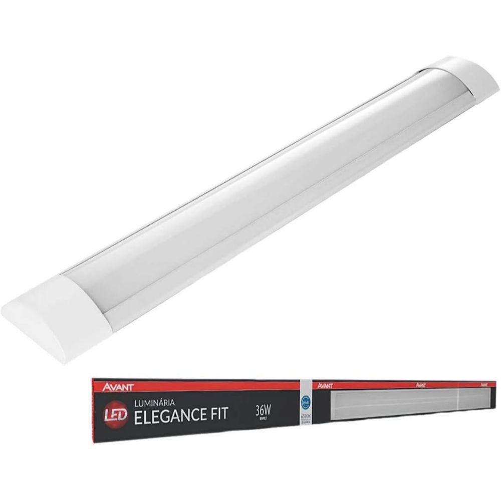 Luminária LED Elegance Slim Fit Branco Casas Bahia
