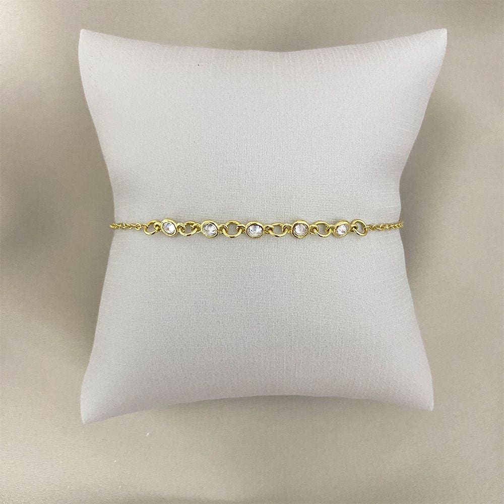 Pulseira Pontos de Luz em Zircônia