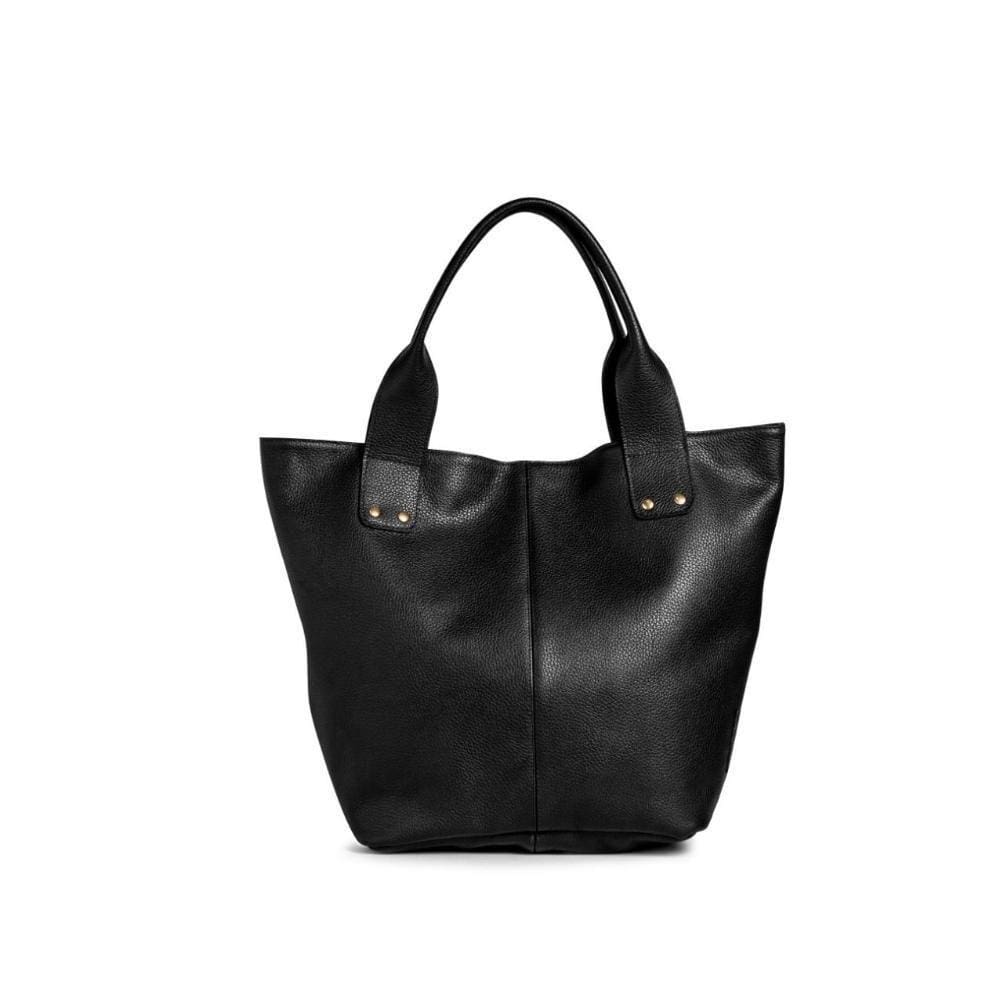 Bolsa Feminina Saco Couro Ombro Botões Estilo Clássica