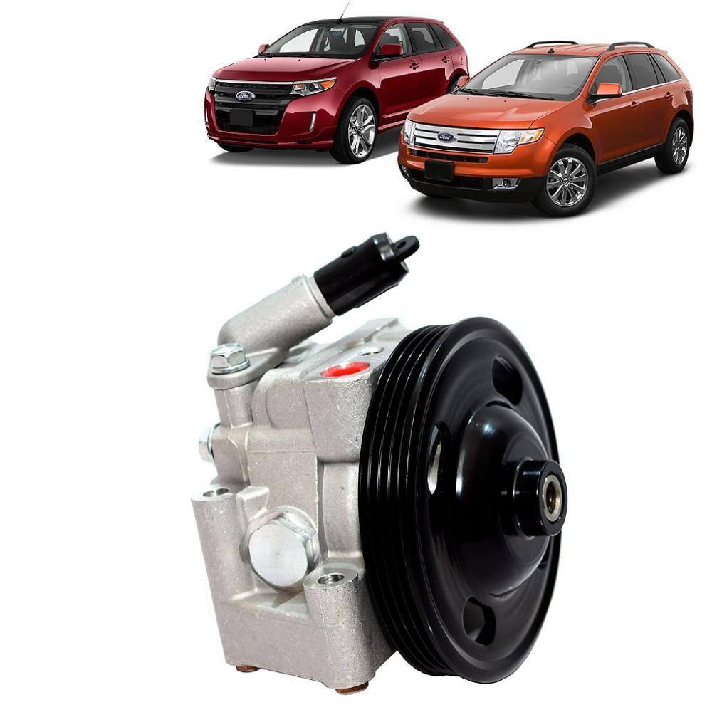 Bomba De Oleo Hd Nova Ford Edge 3.5 V6/3.7 V6 2008 A 2014 - Com Polia 4pk - Cano P/ Frente Le - Sem Sensor