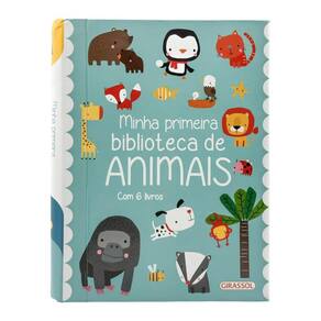 Minha primeira biblioteca de animais: Com 6 livros