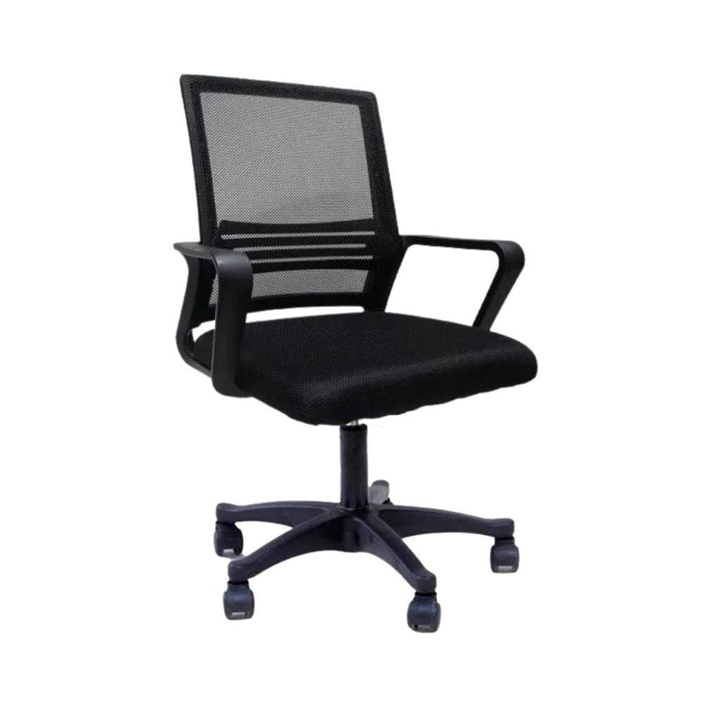 Cadeira de Escritório Secretária Giratória Prime Mesh Preto