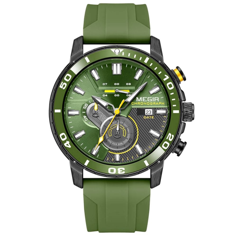 Relógio Masculino Quartzo Esportivo Luminoso Impermeável