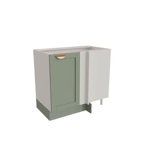 Balcão de Canto Reto sem Tampo 1 Porta Arizona Cabecasa Madeiramadeira Branco/Menta