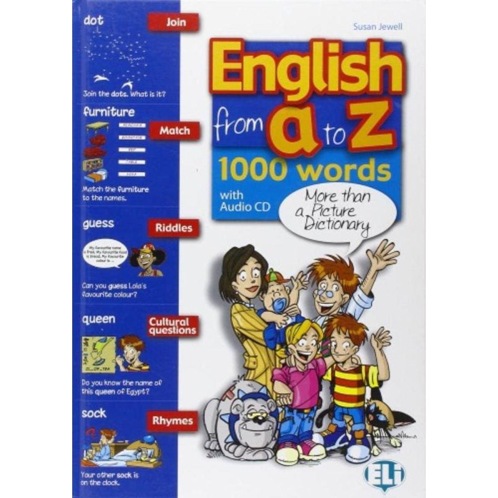 English From A To Z - 1000 Words Plus Games And Ac