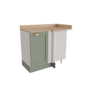 Balcão de Canto Reto 1 Porta Arizona Cabecasa Madeiramadeira Branco/Menta